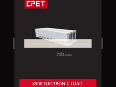 250W 8CH 프로그램 가능한 DC 전자 부하 배터리 배열 노화 테스트